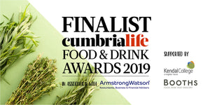 We're finalists for the Cumbria Life Food & Drink Awards!